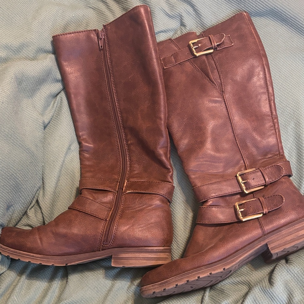SOUL Naturalizer Chestnut Heeled Boots
